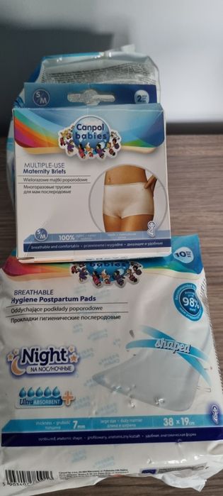 Podkłady poporodowe podpaski po porodzie