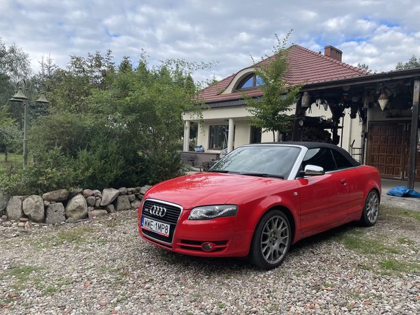 Audi A4 b7 cabriolet 2.0 benzyna , s-line