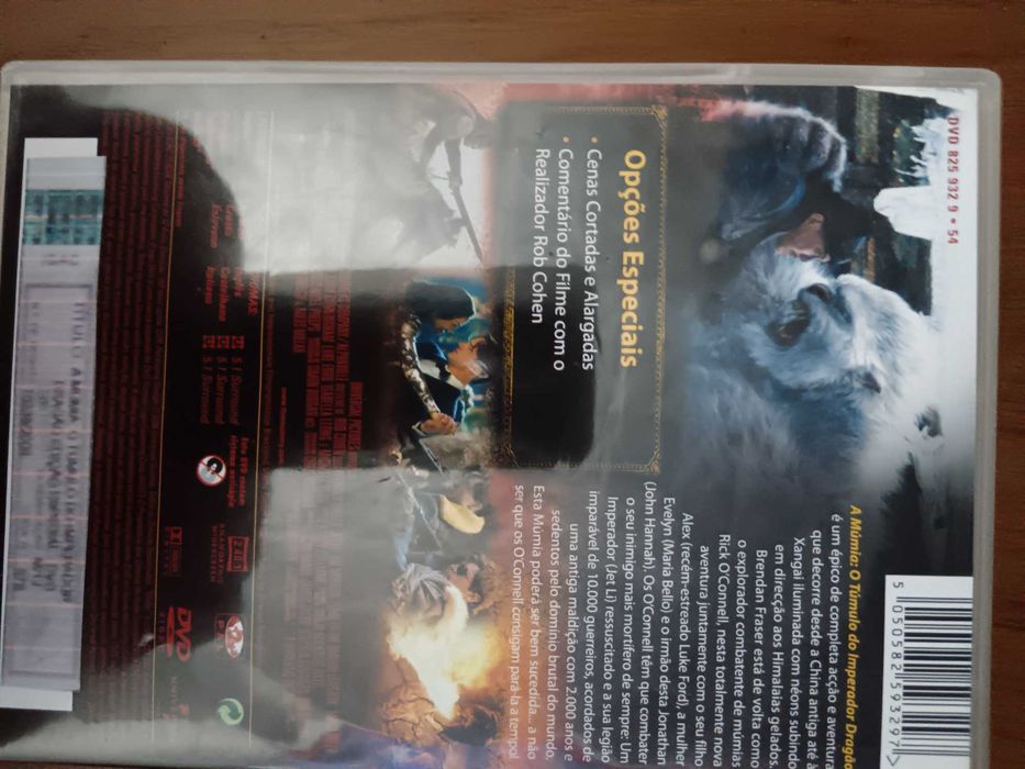 filme dvd original - a múmia o tumulo do imperador dragão