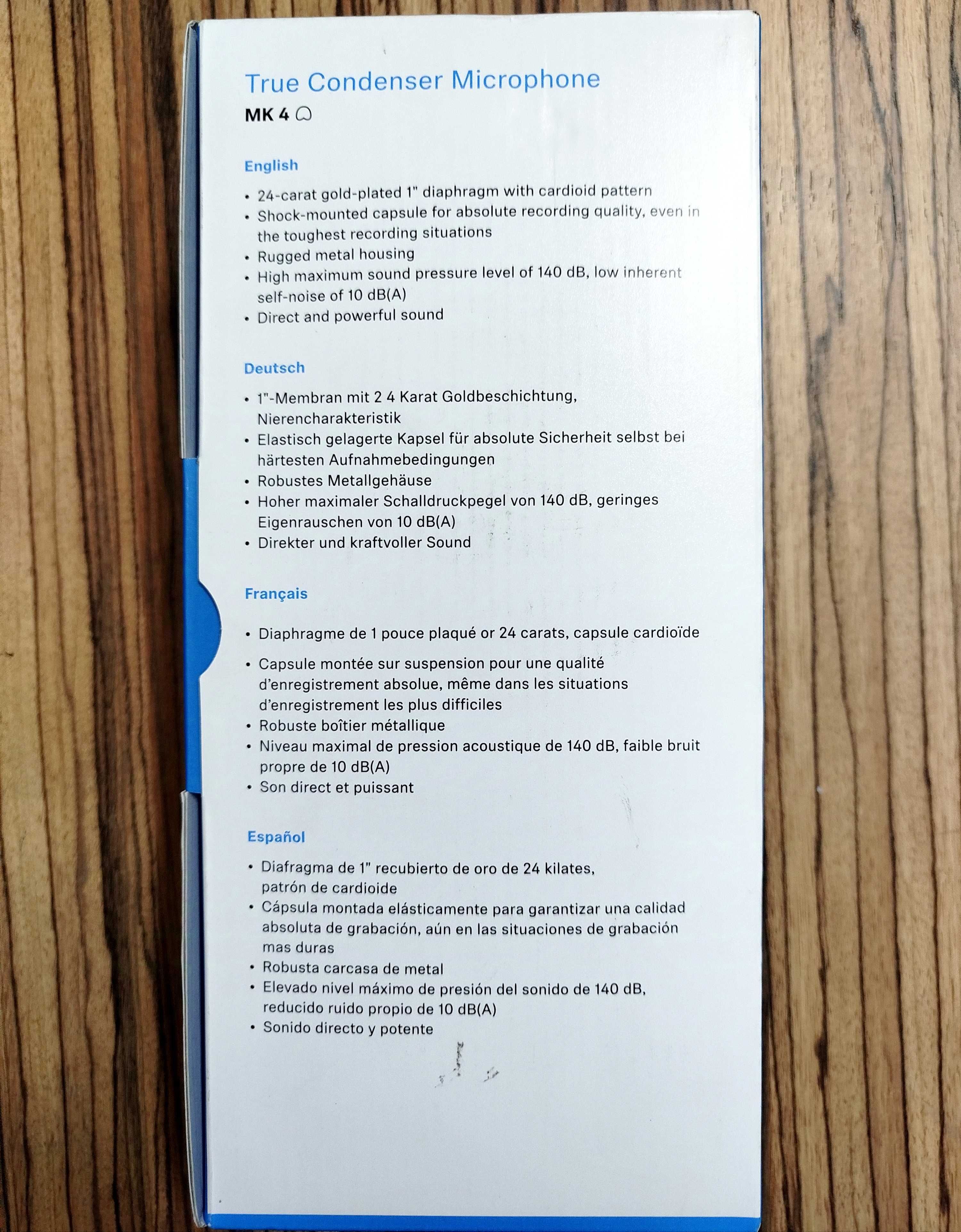 Microfone Sennheiser MK4