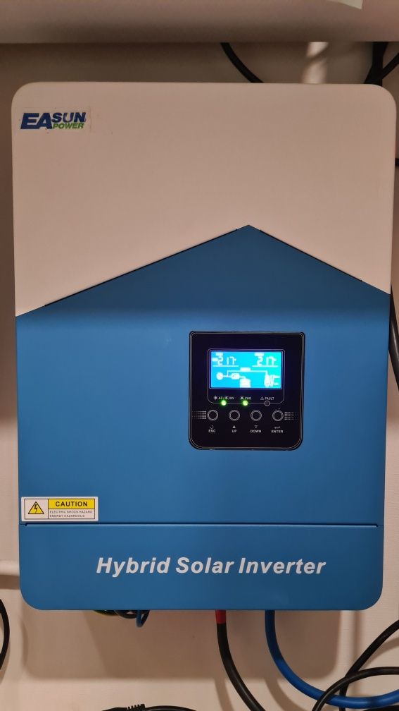 Комплнкт: инвертер Easun 4,2 кВт 24V + батарея LiFePo4 100A