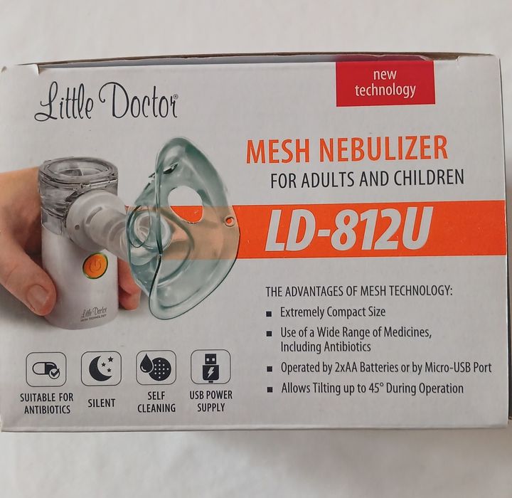 Інгалятор (небулайзер) меш ультразвуковий little doctor ld-812u