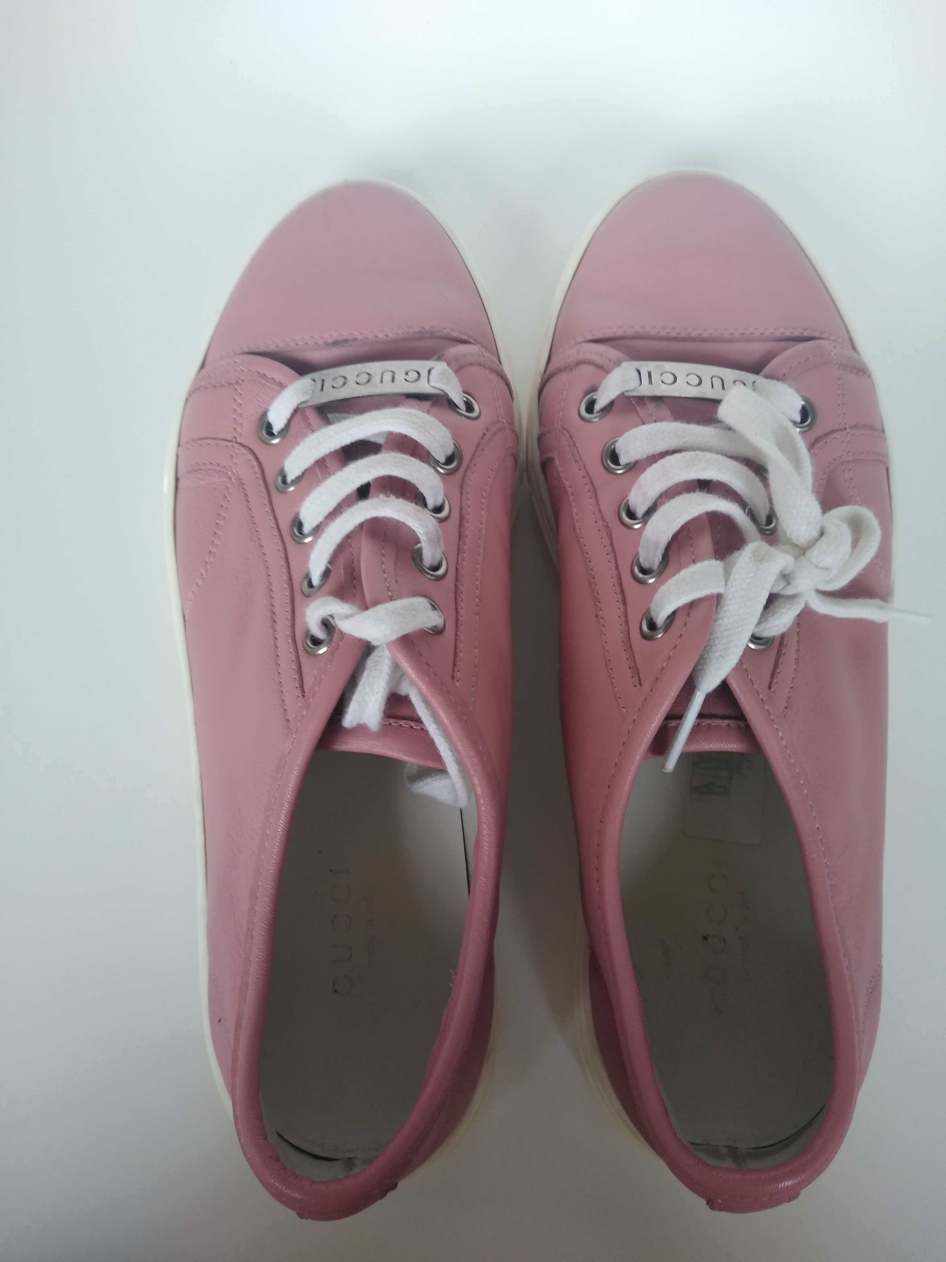 Sneakersy Gucci buty skórzane 37