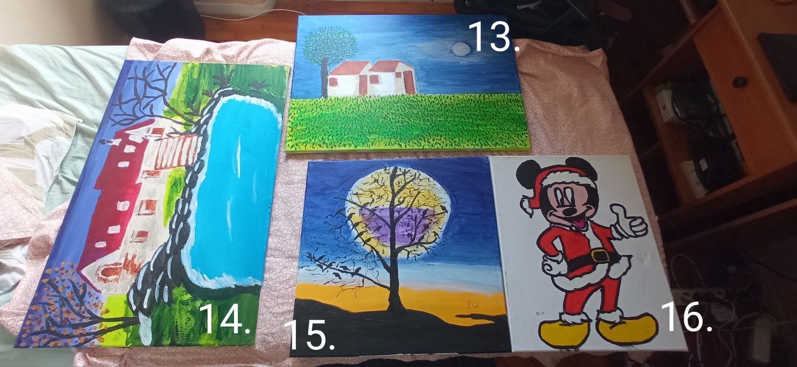 Venda de quadros artesanais