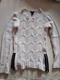 Sweter damski rozmiar XS 34 dziergany h&m