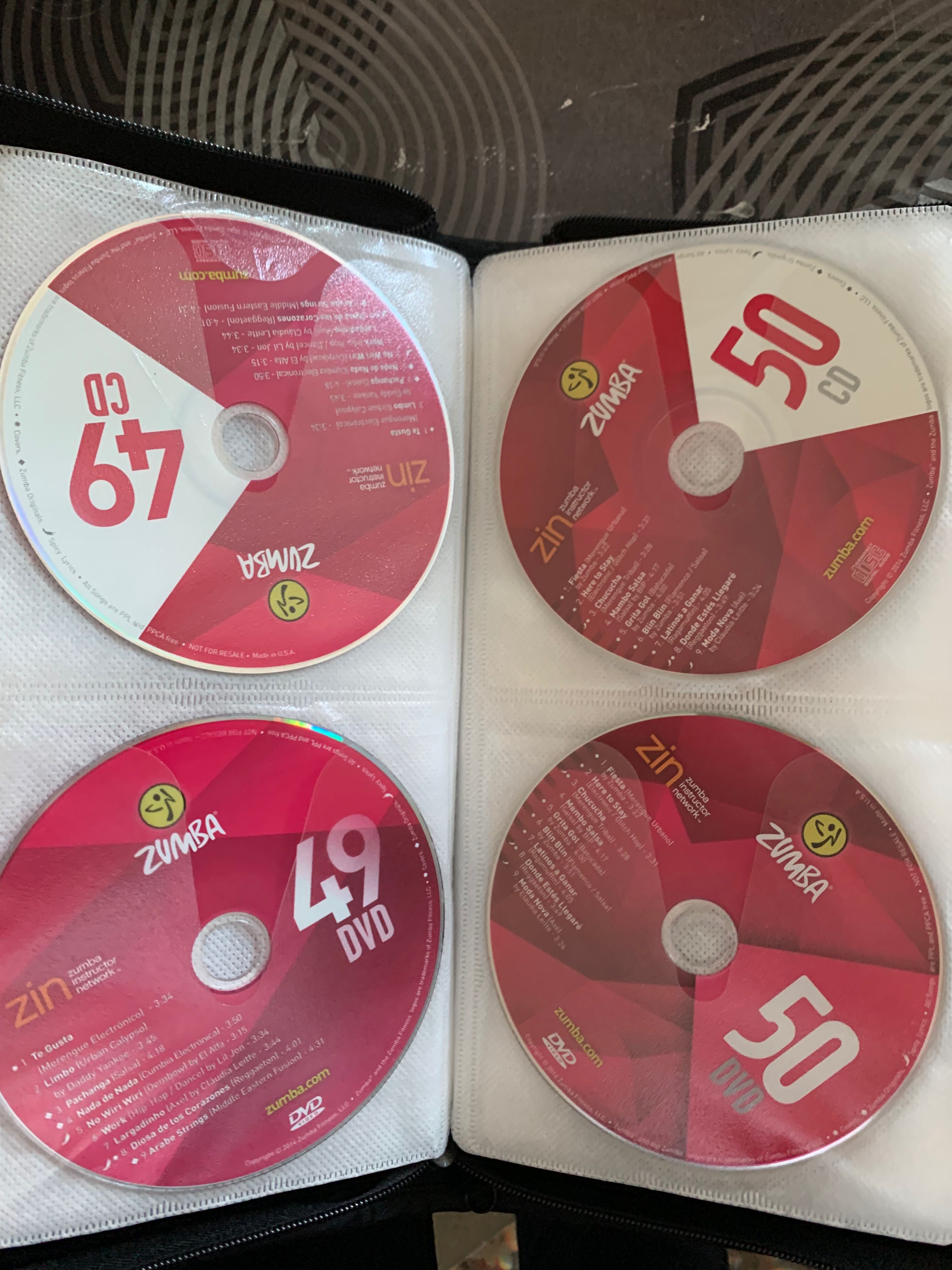 Zumba DVD’s e CD’s