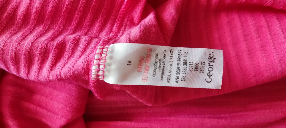 Różowa sukienka rozmiar 44