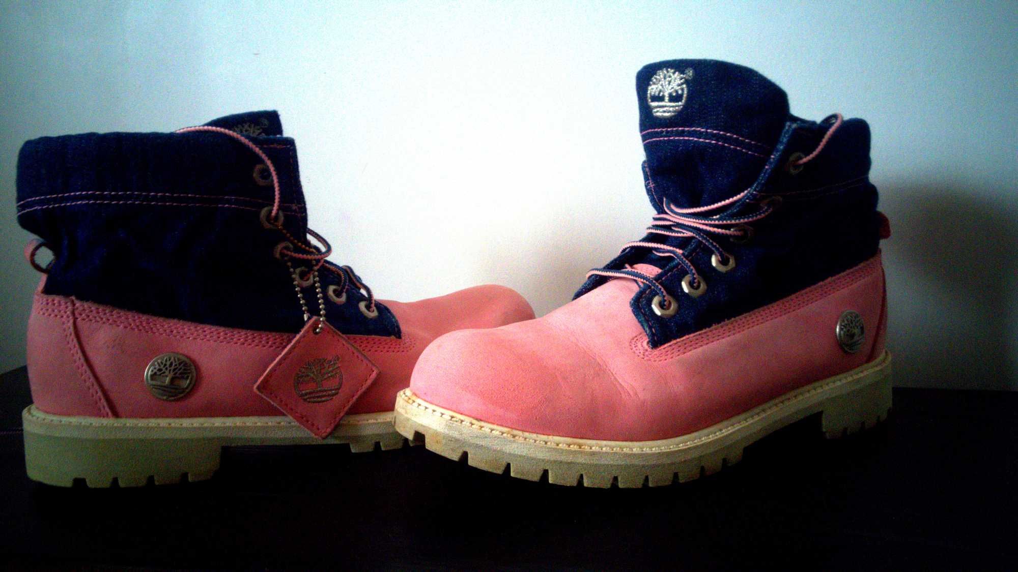 Timberland trzewiki botki skóra  jeans r.38