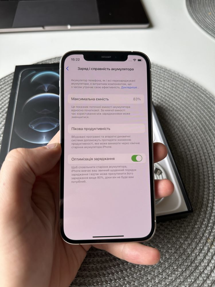 Iphone 12 pro 128GB, Silver, Neverlock(айфон 12 на 128 гб білий)
