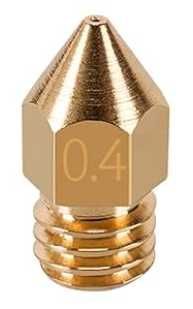 Bico impressora 3D - Nozzle MK8 0,4mm / 0,5mm - Creality Ender...