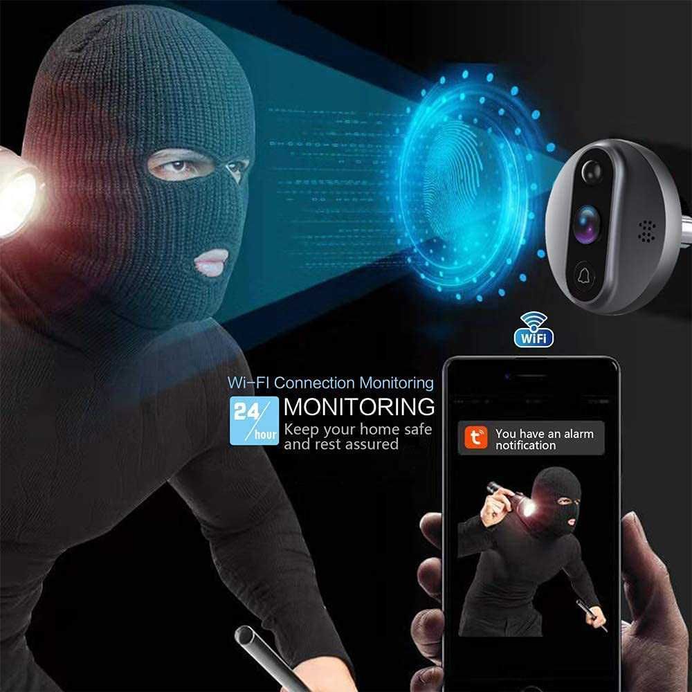 Wizjer Cyfrowy Judasz WiFi Smart Tuya