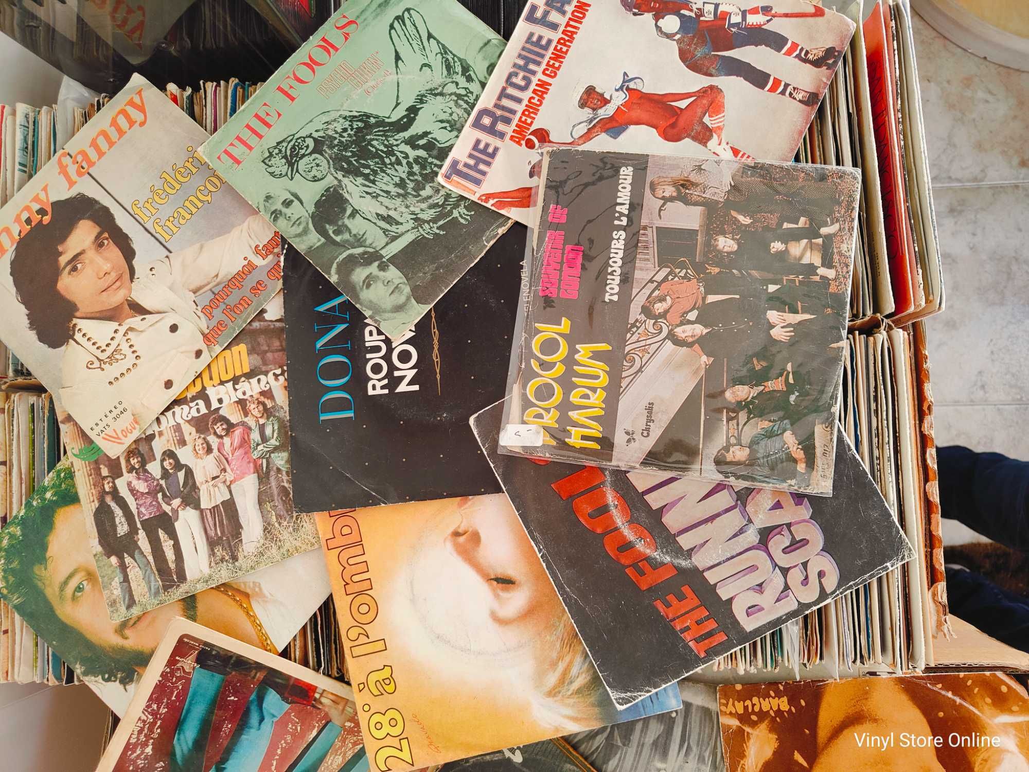 Lote 500 discos Vinils , SP's e EP's