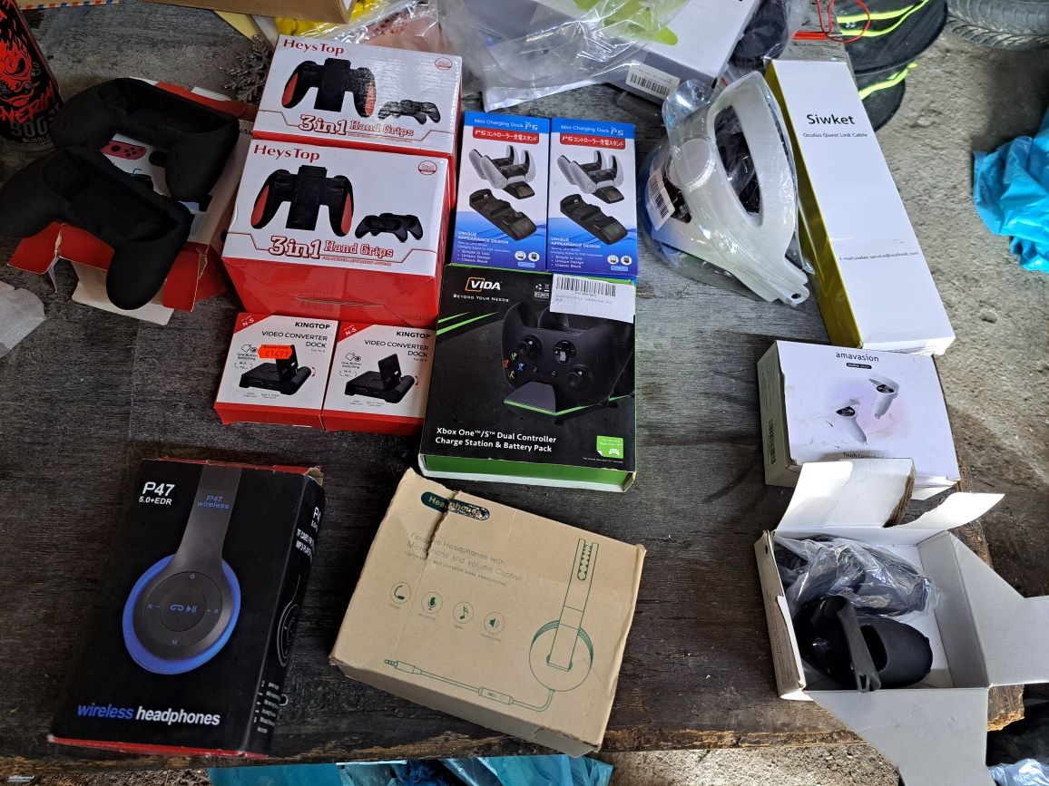 Zestaw akcesoriów do konsoli (ps5, nintendo, xbox, oculus quest 2)