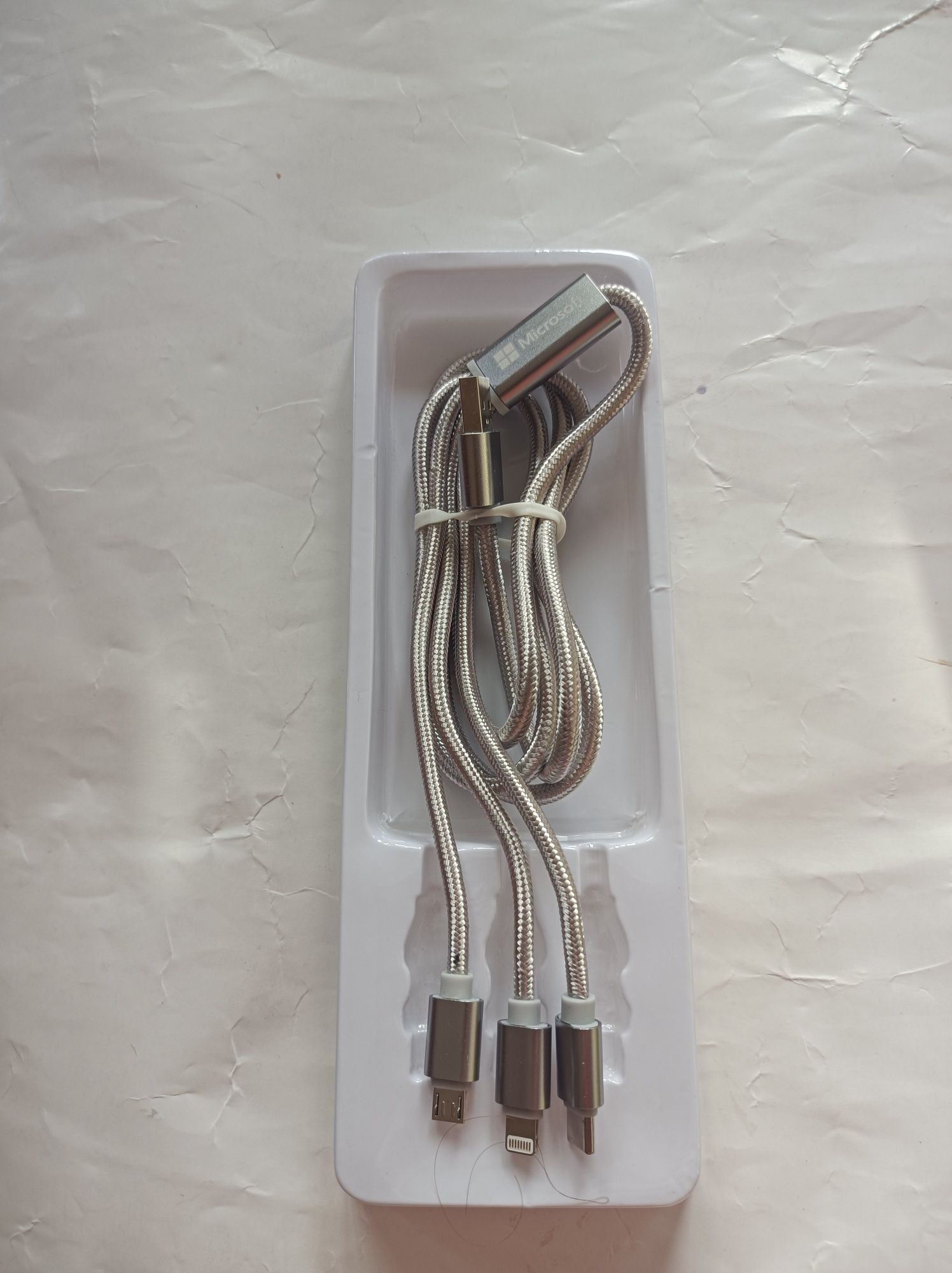 Kable USB i końcówki USB C, lightening Apple i mini usb nowe w pudełku