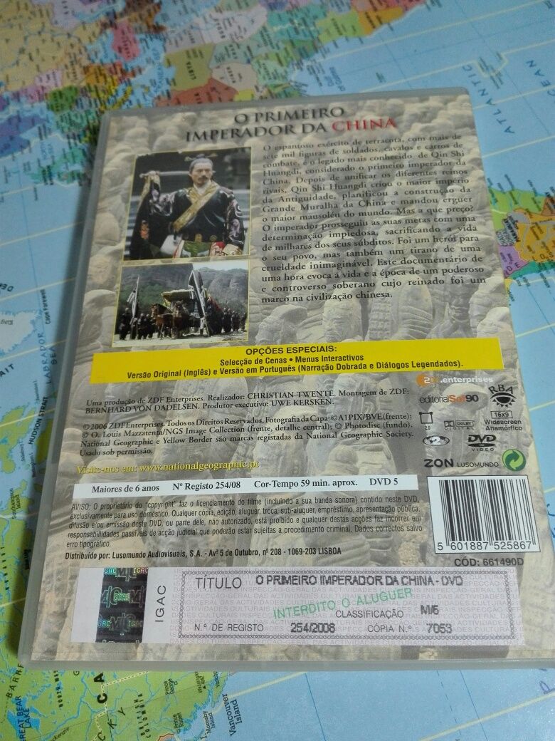DVD National Geographic - O Primeiro Imperador da China