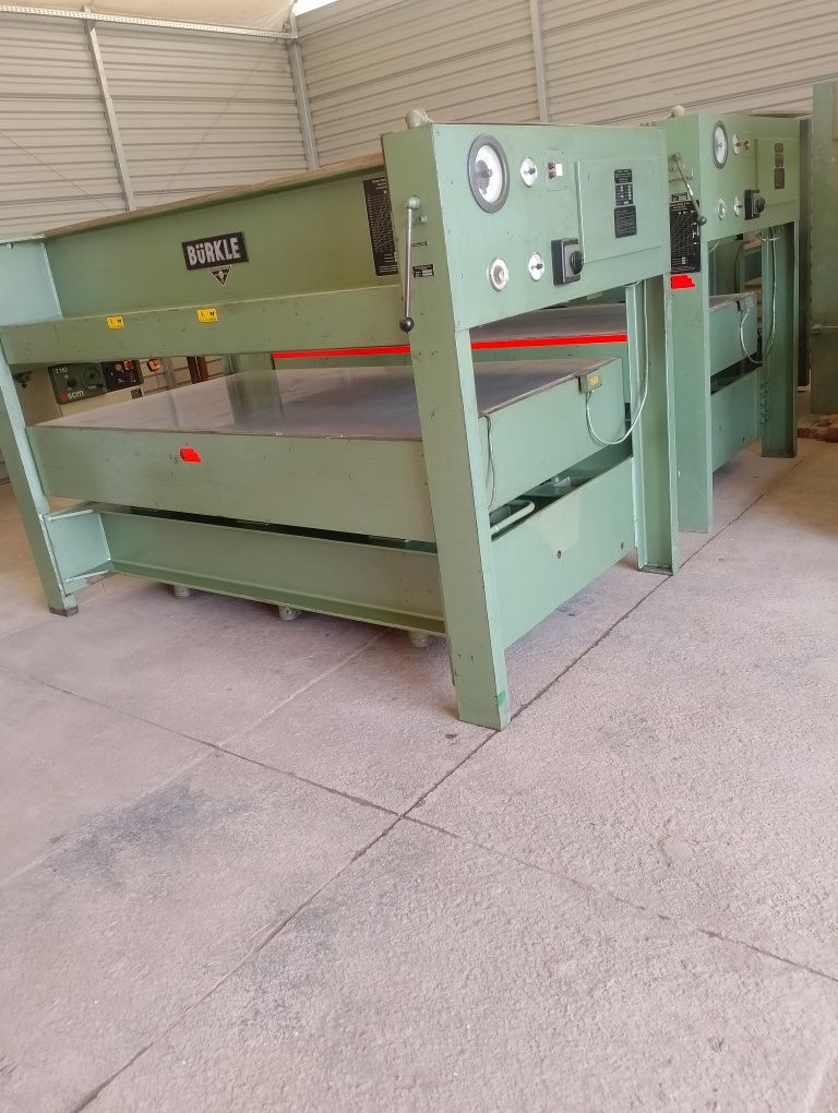 Prasa półkowa Burkle grzana 6 tłokowa 130x220