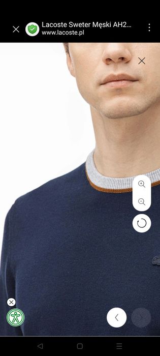 Lacoste Sweter Męski NOWY rozmiar M