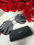 Czarne okulary aviatorki aviator pilotki gwiazdki Givenchy