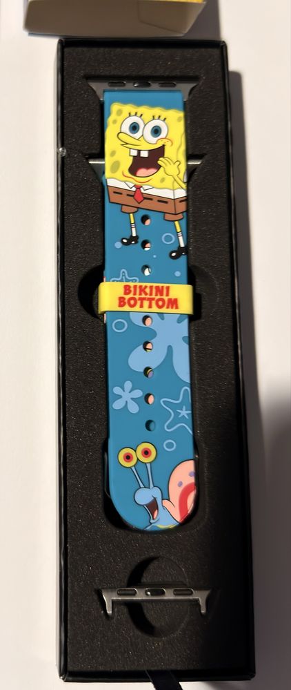 Pasek Apple Watch SpongeBob Squarepants oryginalny licencj. Mobyfox