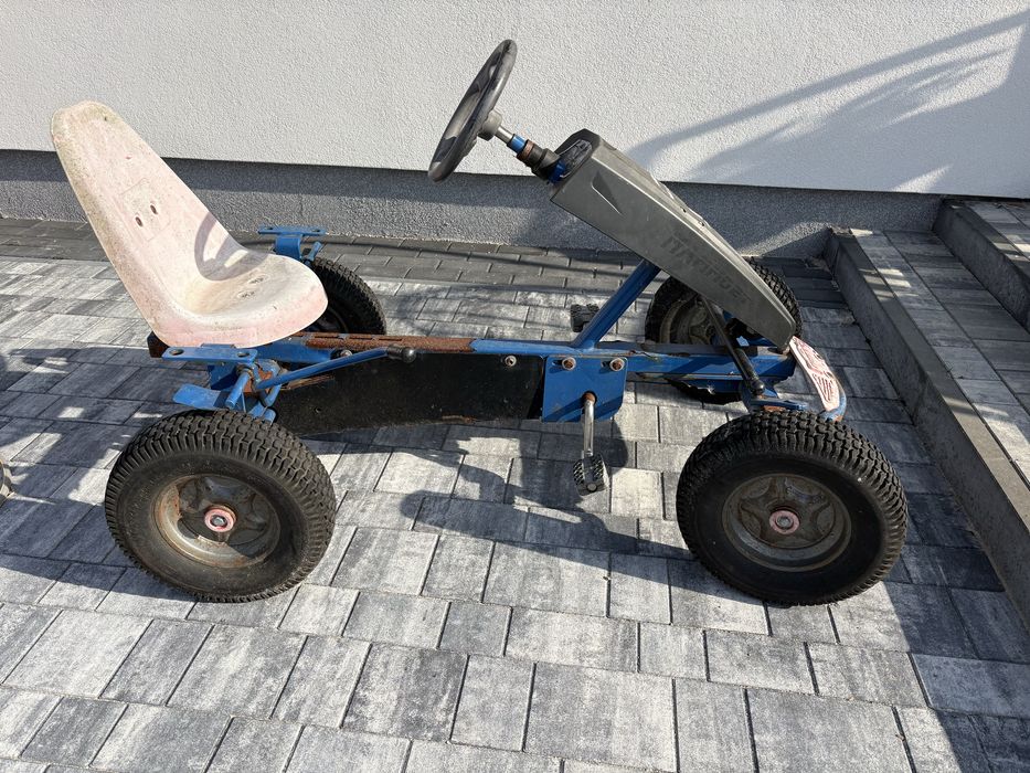 Gokart na pedaly duzy sprawny