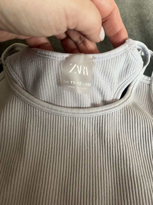 Zara , top , koszulka , 152 cm , jasny fiolet