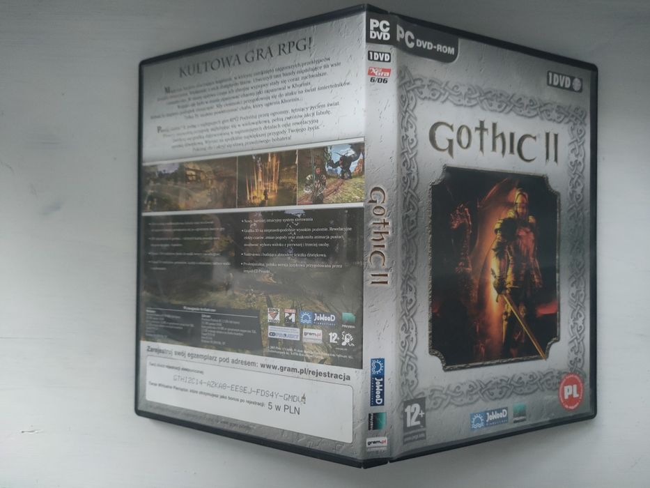 Gothic 2 pudełko dvd
