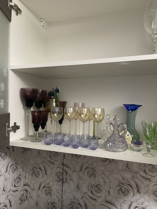 Бокалы, келихи, чарки, рюмки, хрусталь