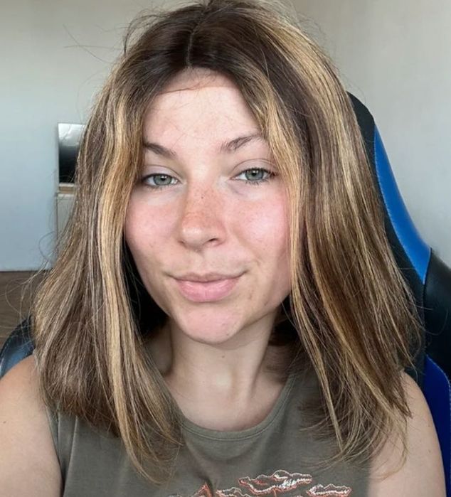 Peruka 100% włosy naturalne bob balejaż pasemka lace front