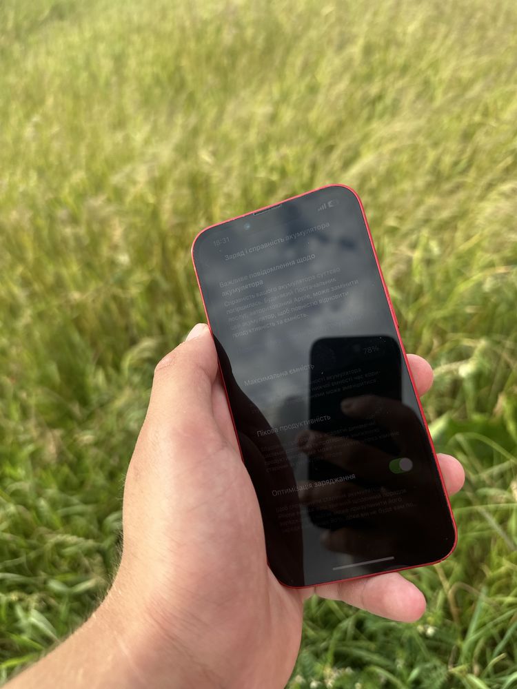 Iphone 13 red 256гб ідеал