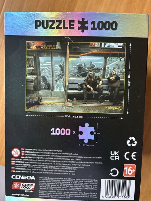 Puzzle Cyberpunk 2077 Tysiąc Elementów