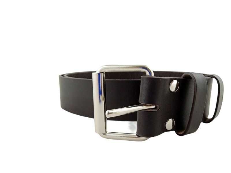 Pas Wojskowy Szeregowego Brązowy Skóra Licowa Naturalna Klamra R1 115