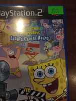 Ps2 SpongeBob Squarepants Lights, camera, pants playstation 2