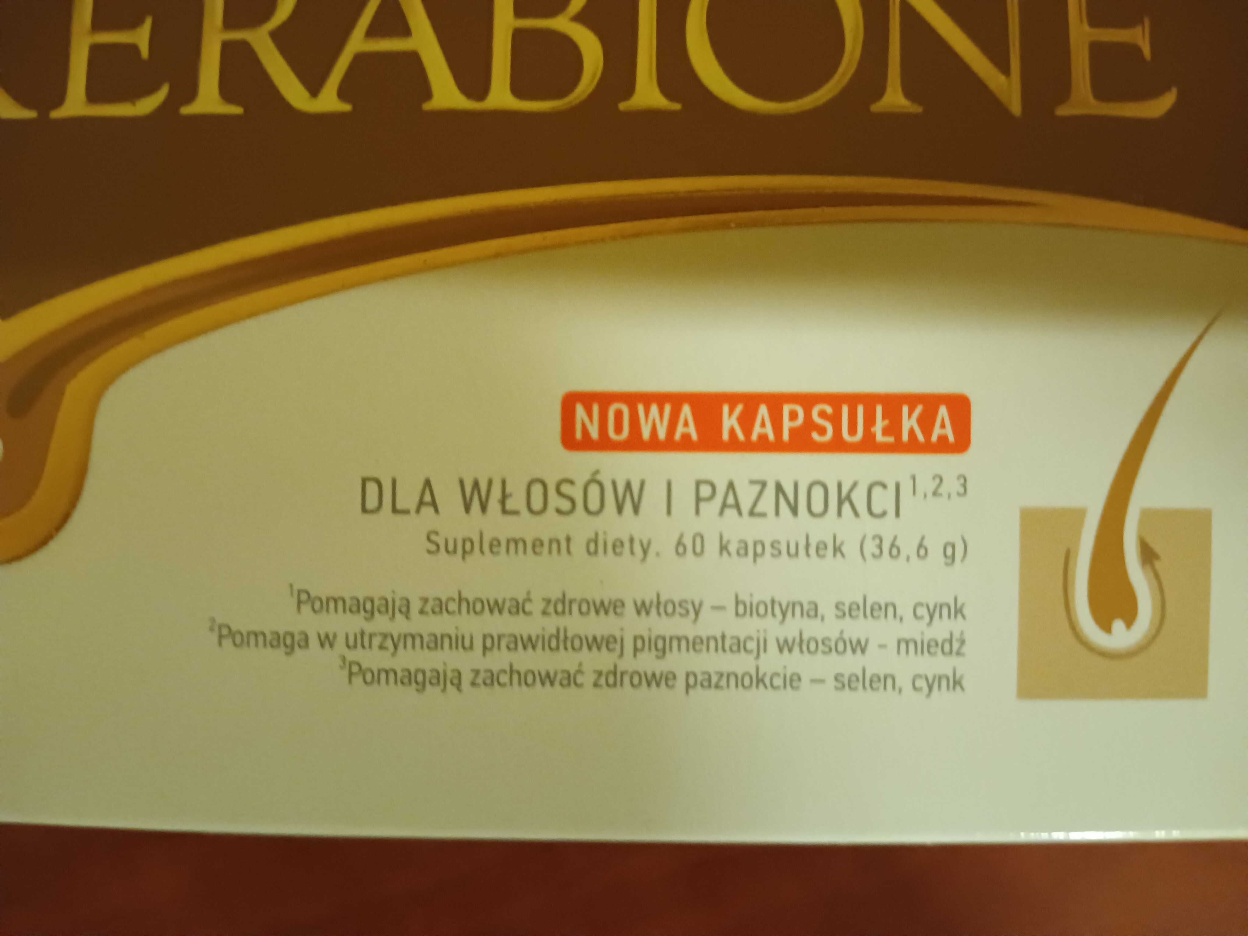 KERABIONE włosy skóra paznokcie 60 kaps