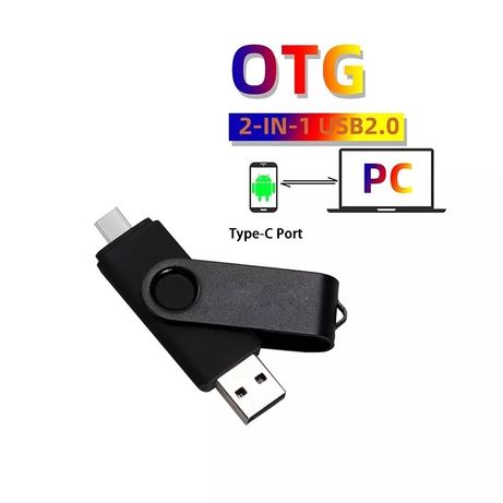 Флешка 128 ГБ USB Type c/USB A