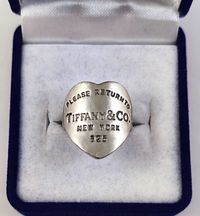 Серебряное кольцо от ТИФФАНИ. 925 пробы.