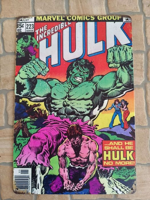 Placa em metal Banda desenhada Marvel Star wars