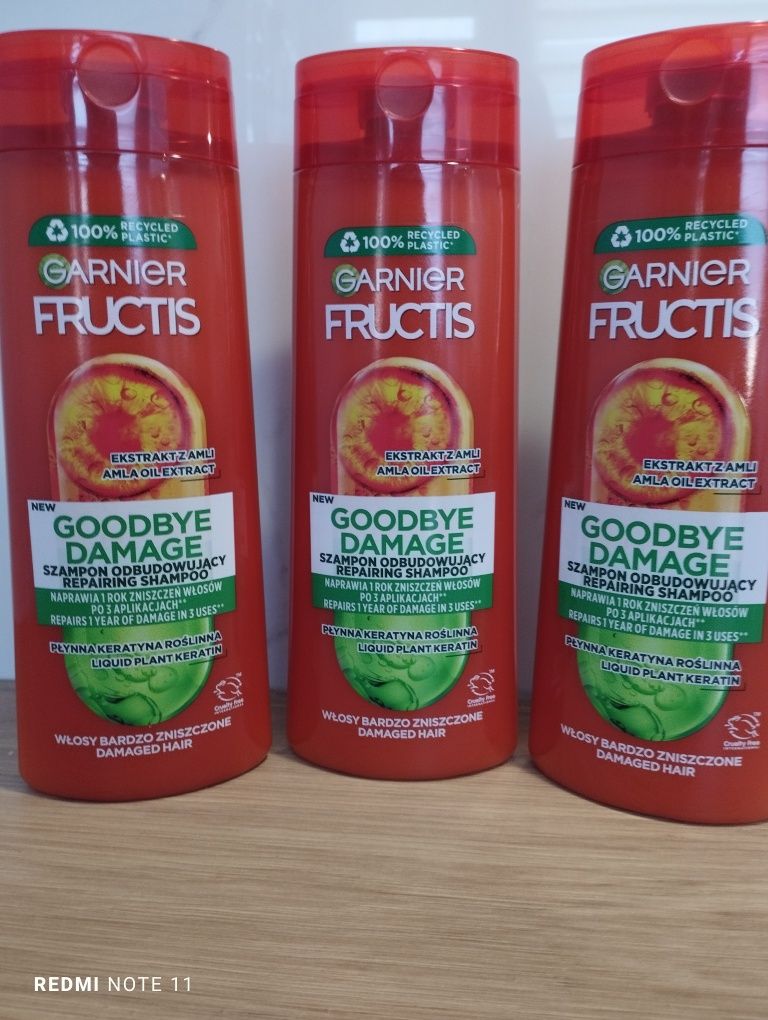 Odbudowujący szampon do włosów Garnier Fructis Goodbye Damage