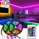 Светодиодная RGB лента,c пультом 24 клавиши, 5050 дюймов, USB, 5 м