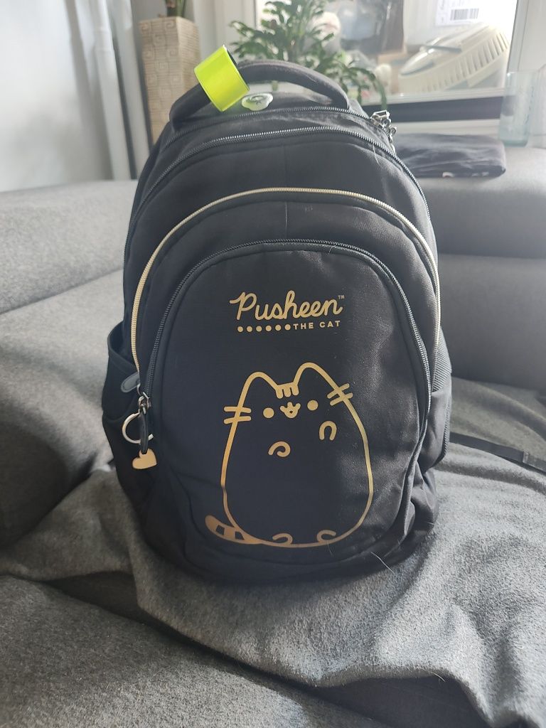 Plecak szkolny pusheen czarny