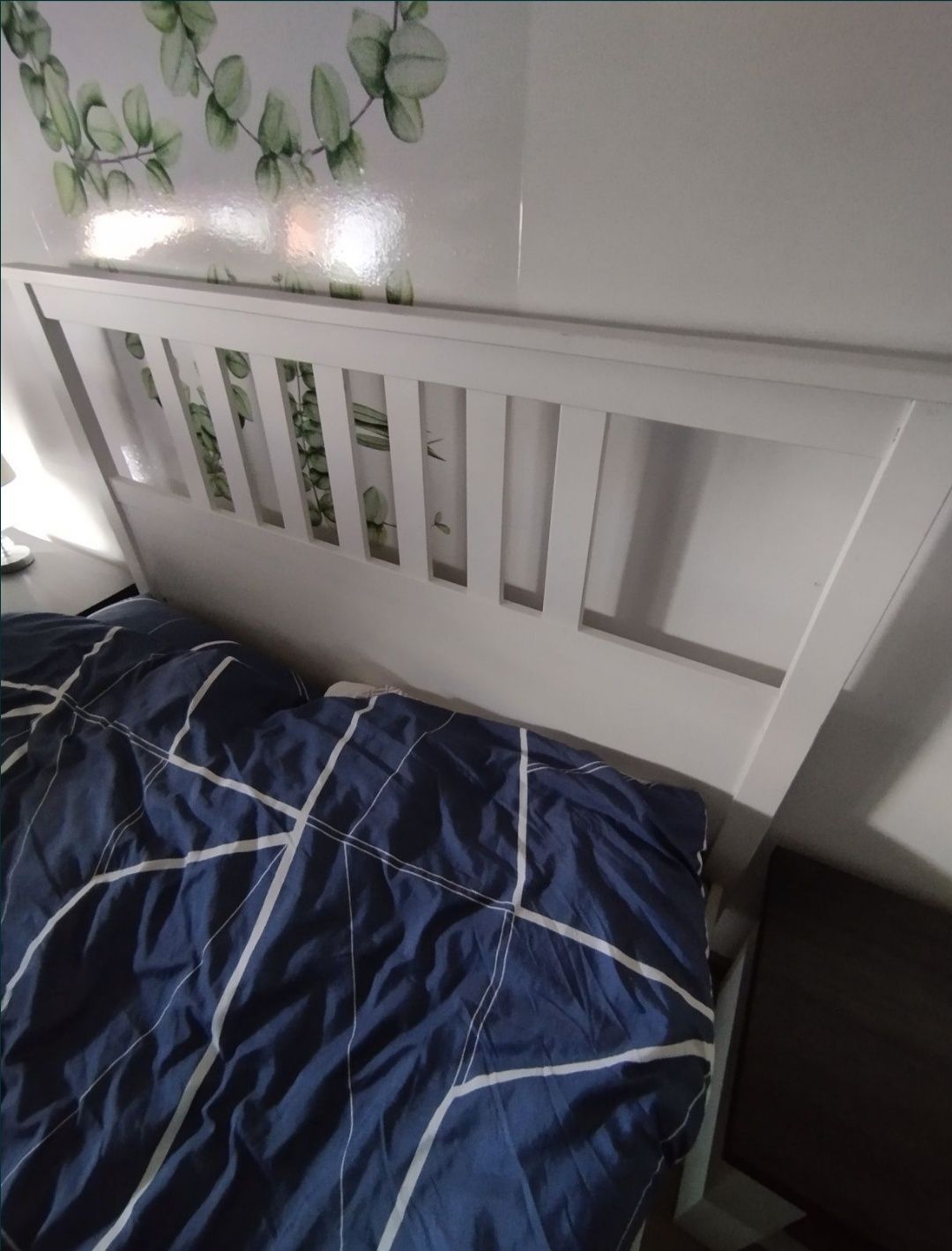 Łóżko hemnes białe