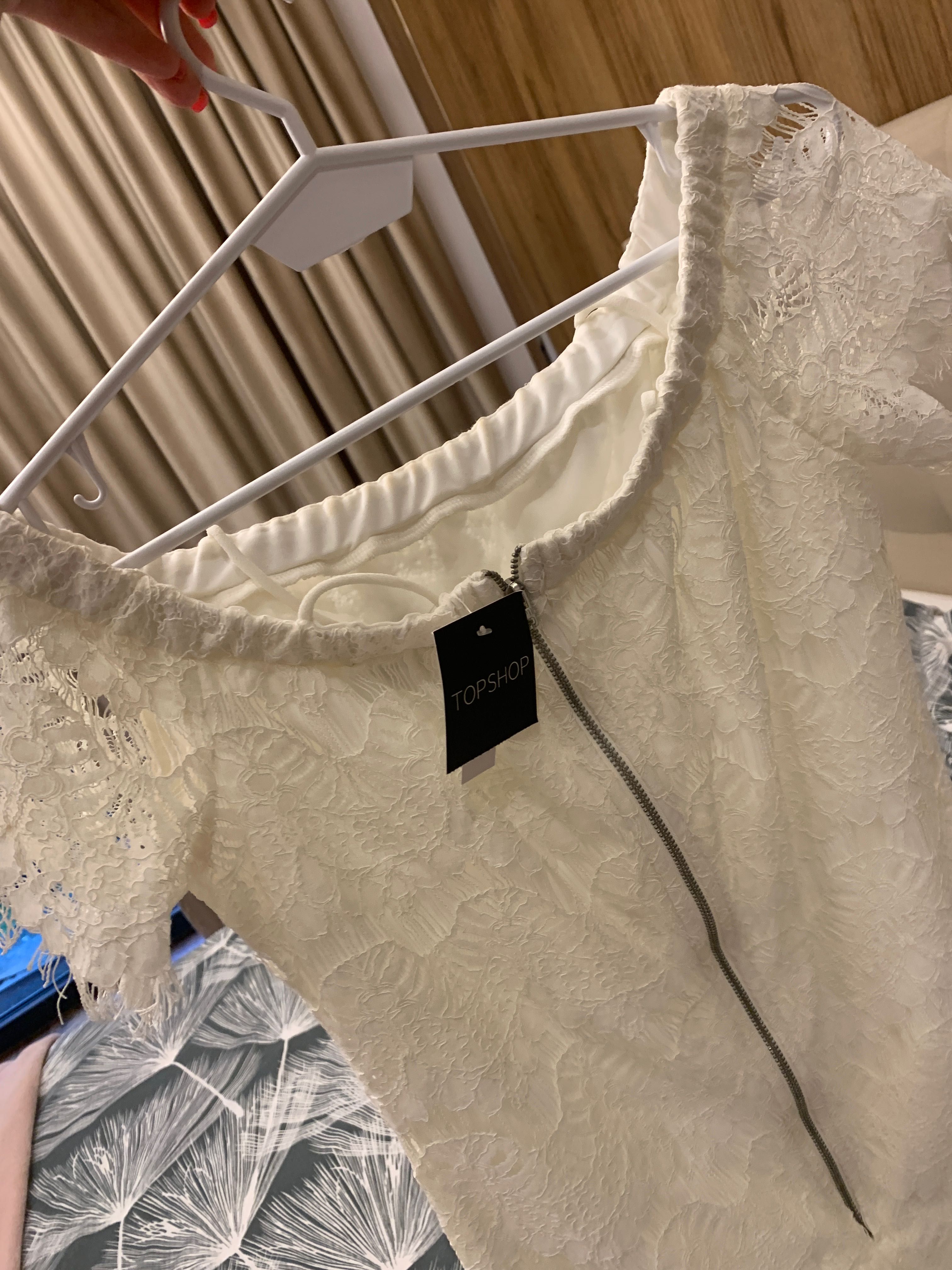 Klasyczna biała sukienka Topshop rozmiar 36 Nowa