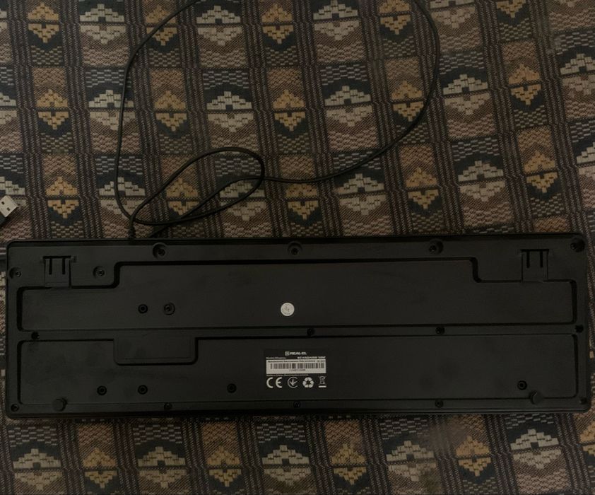 Клавіатура REAL-EL Standard 502 Black USB