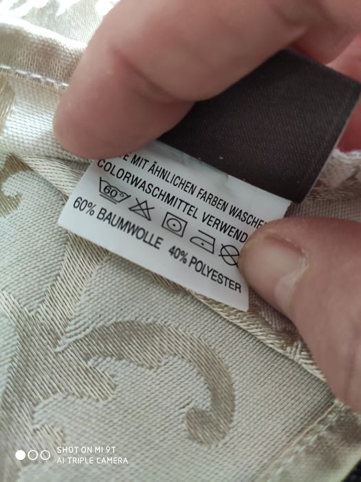 Duuży bawełniany obrus narzuta