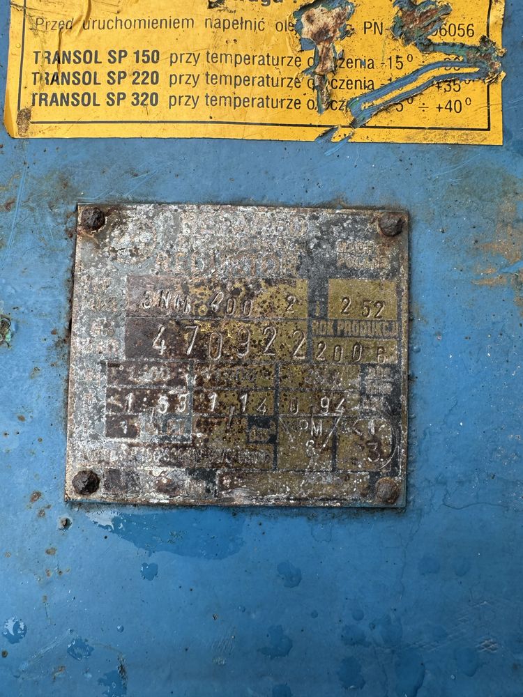Motoreduktor przekładnia 3NM 400 WD reduktor podajnik do drewna i=252