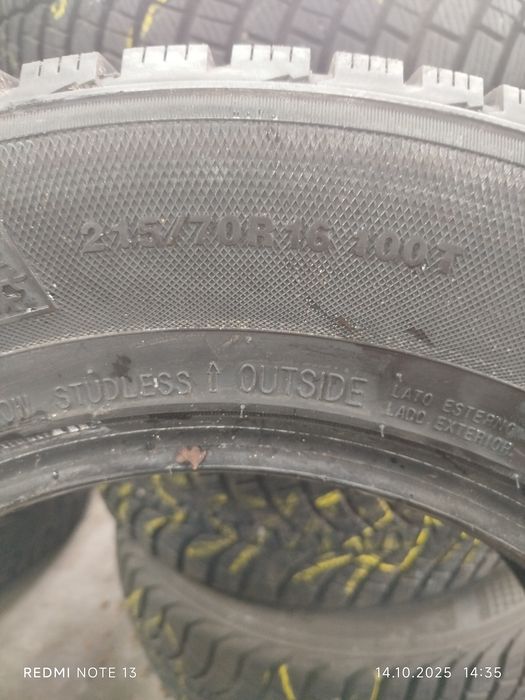 2x Opony KUMHO TYRE I`ZEN RV 215/70R/16 100T