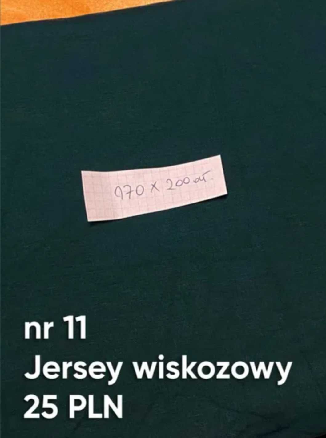 Jersey butelkowa zielen