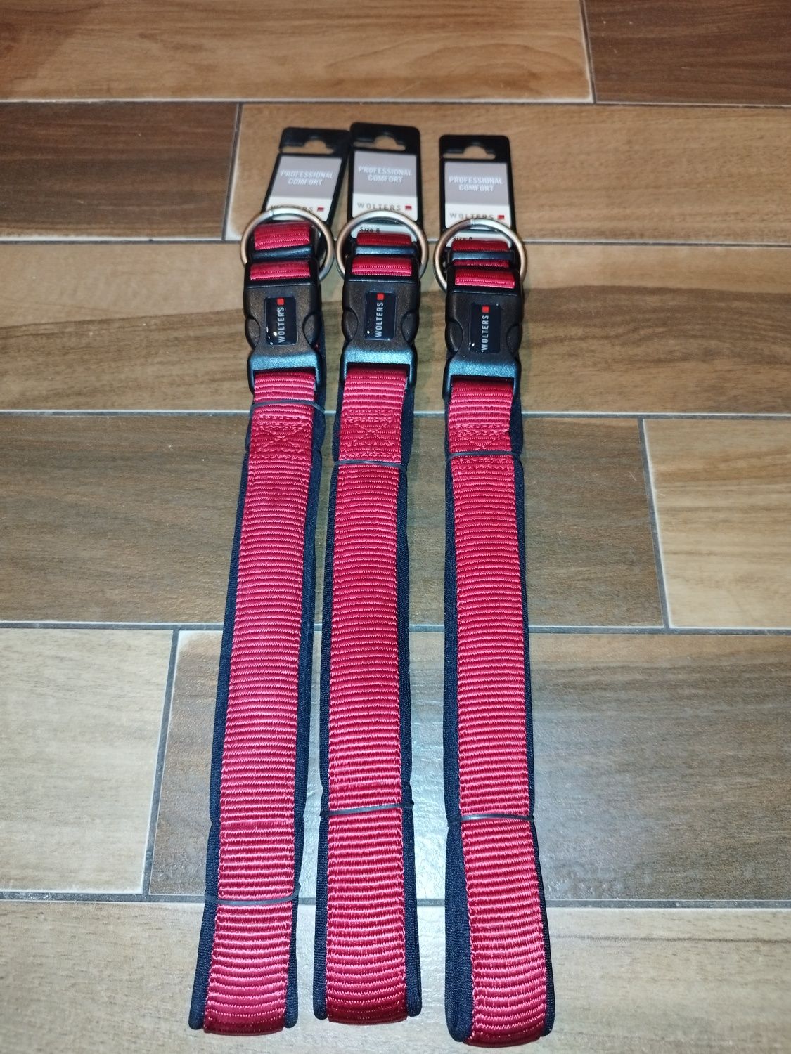 Wolters obroża Professional Comfort czerwony-czarny 60-65 cm, 3,5 cm