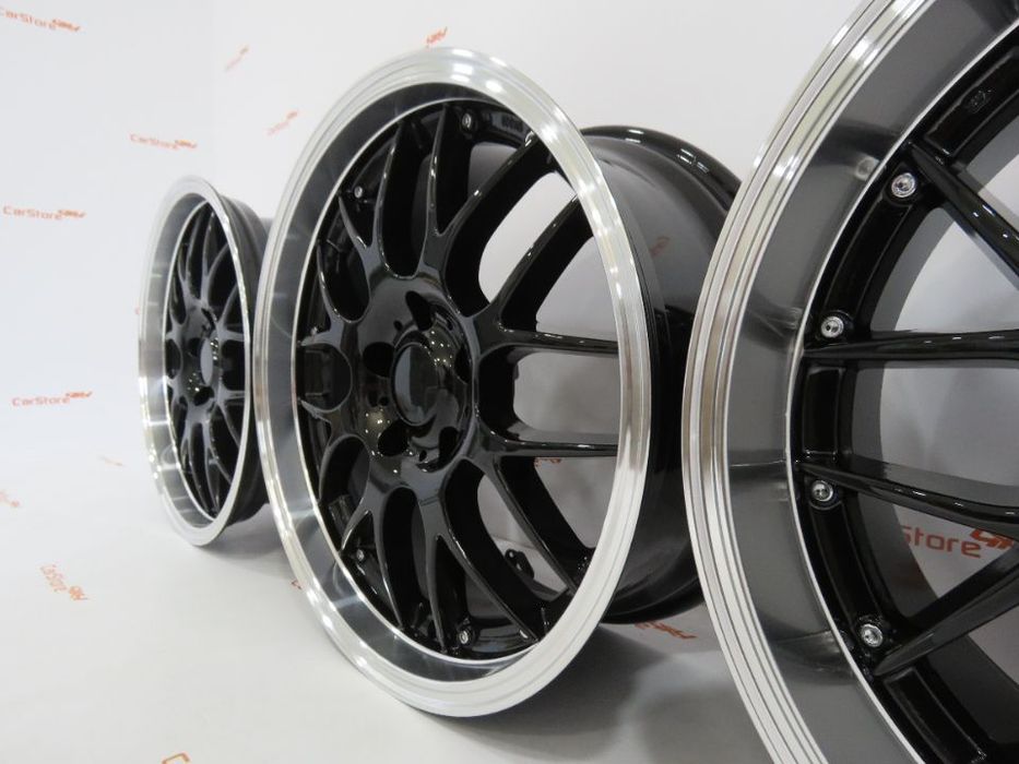 Jante Look BBS RS GT 18 8 et 35 +9 et38 5x120 Black