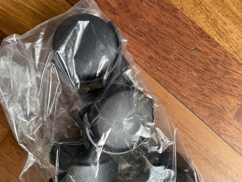 NOWE 5x kółka do krzesła obrotowego biurowego obrotowe plastikowe