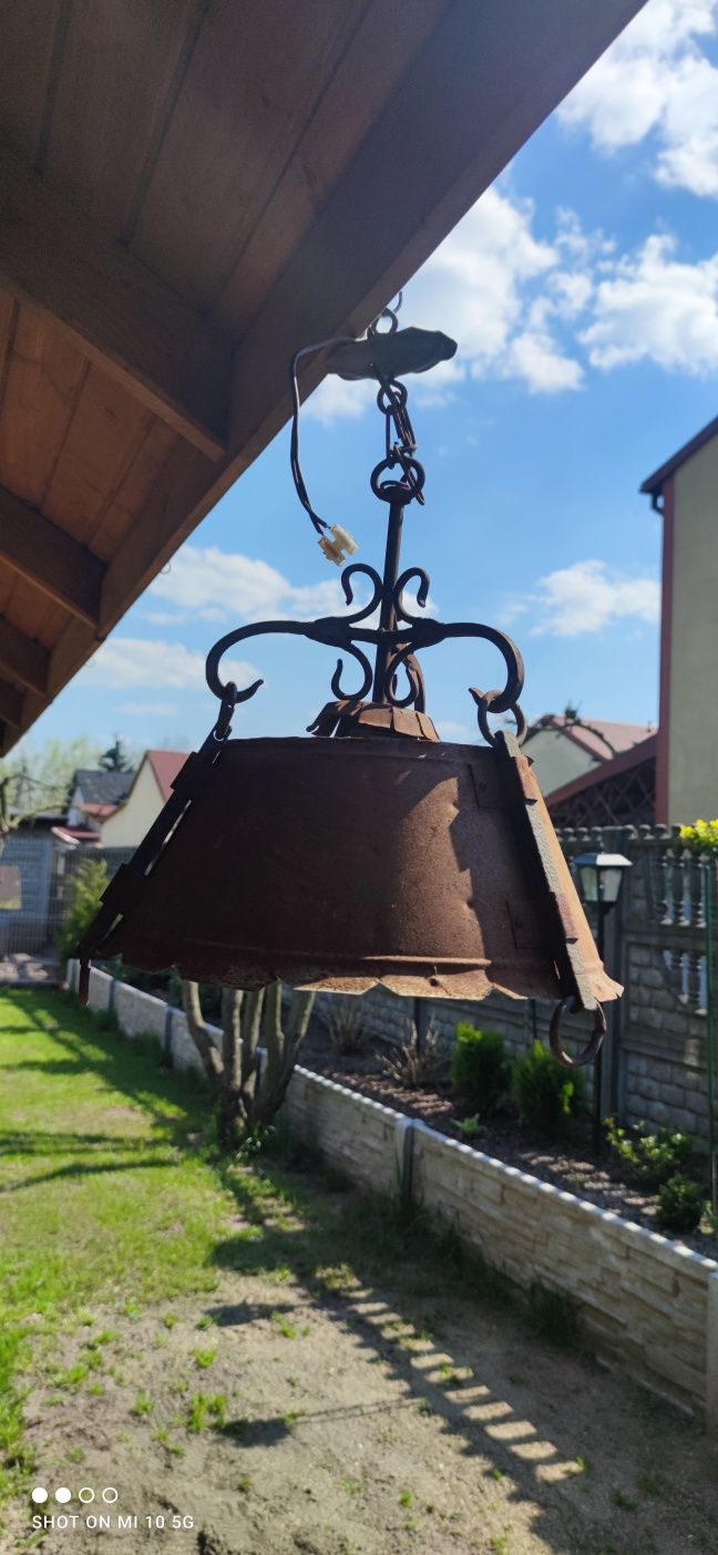 Lampa zewnętrzna retro Unikat